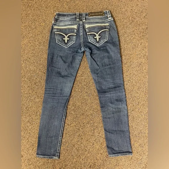Rock Revival Women's Thick Stitch Jeans Dee Skinny  Size 26 Thick Stitch - Picture 2 of 15